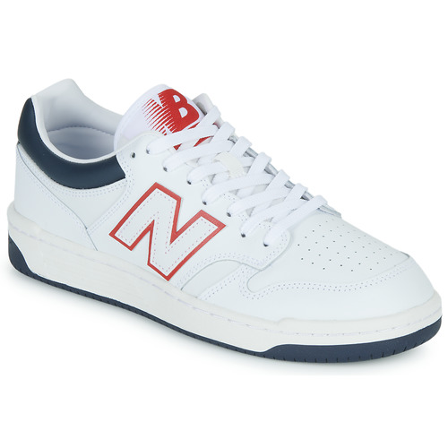 New Balance - 480 - Blanc / Bleu / Rouge