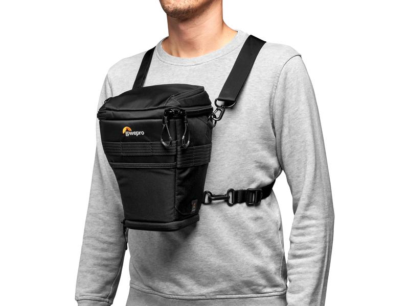 Lowepro Kameratasche ProTactic TLZ 70 AW II Schwarz Flexible, kompakte Kameratasche mit dem Augenmerk auf schnelles Reagieren