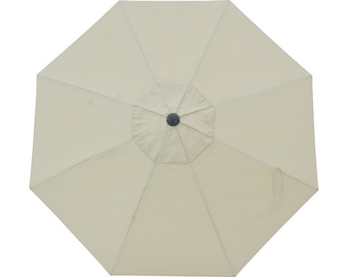 Cantilever parasol Nancy Soluna Ø 350 cm Polyester (PES) ecru