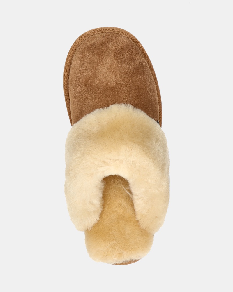 Warmbat Australia Flurry Plateau Pantoffels  - cognac