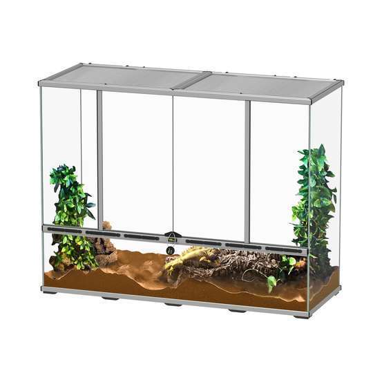 Terrarium Gris L.118xP.45xH.90cm