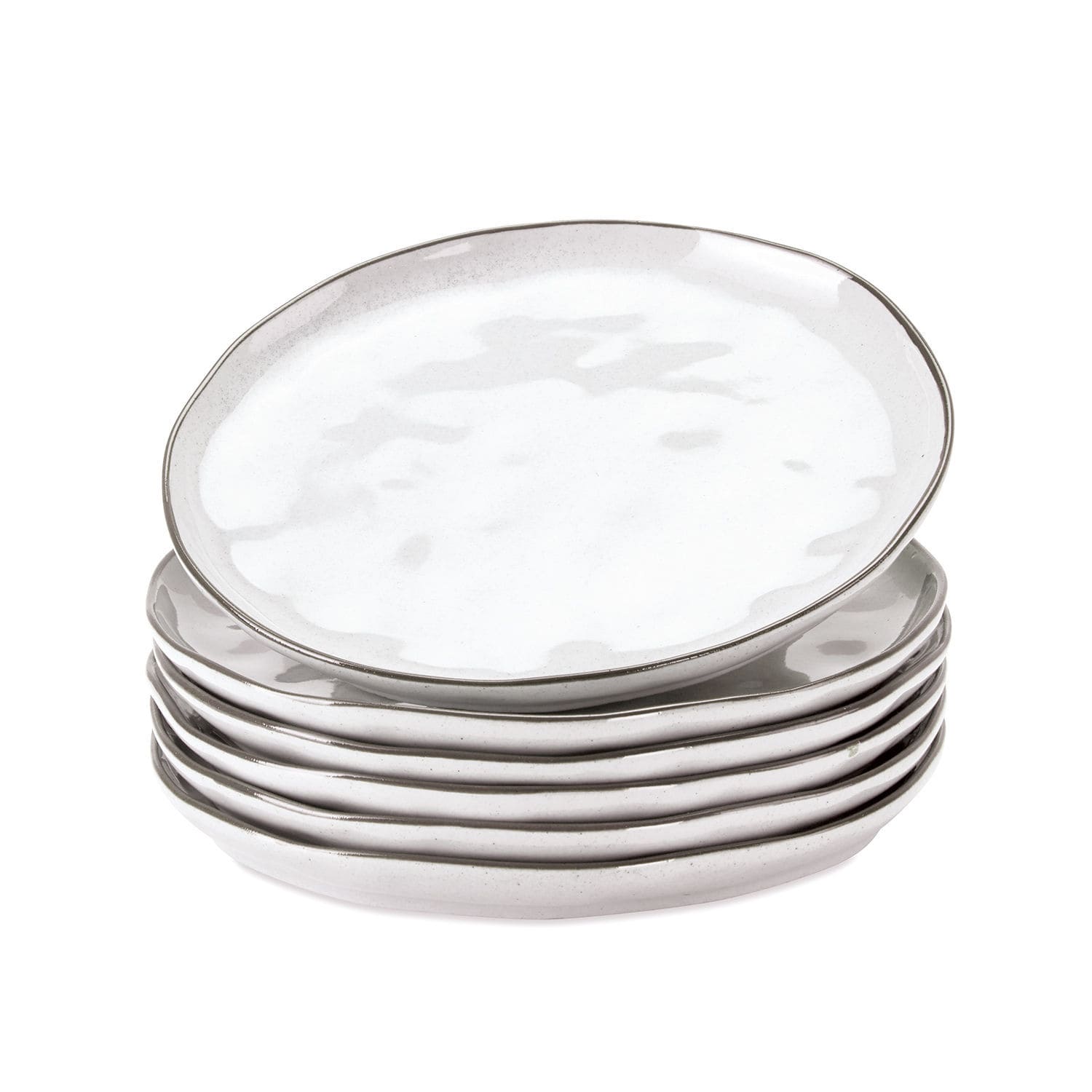 Dessertteller 6er Set Biarré weiß