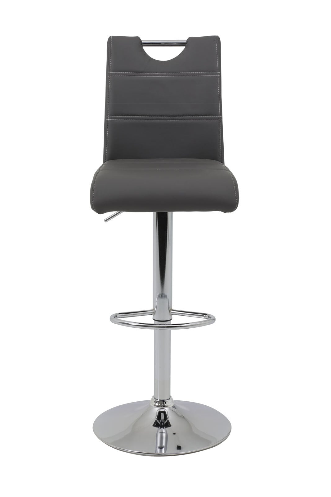 Barhocker MIRANDA L 2er Set dunkelgrau