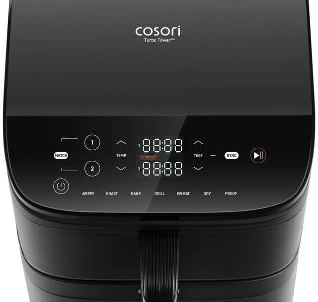 Cosori Turbo Tower airfryer KAAPAFCSNEU0244Y (sort)