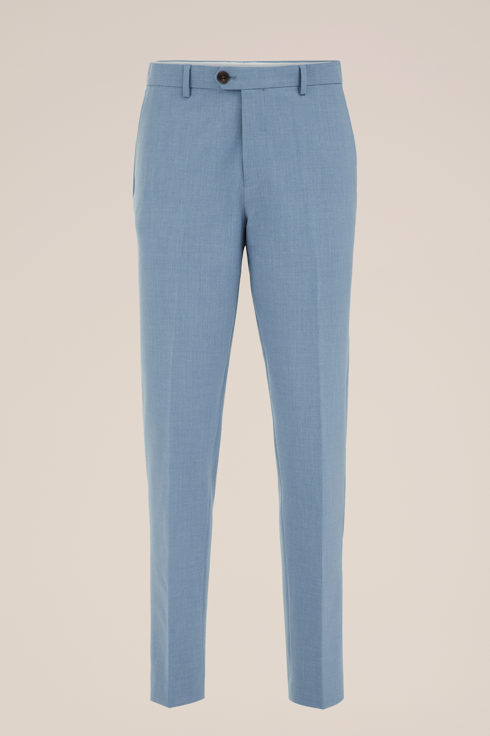 slim fit pantalon Fundamentals Grijsblauw