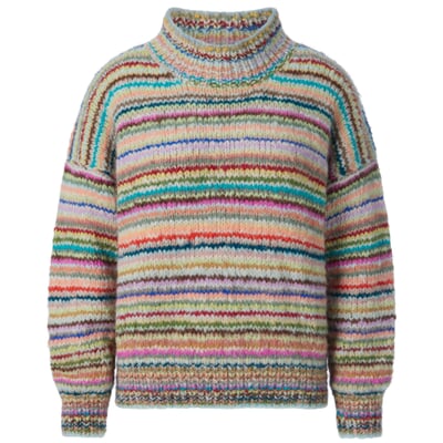 Damen-Strickpullover, Multicolor