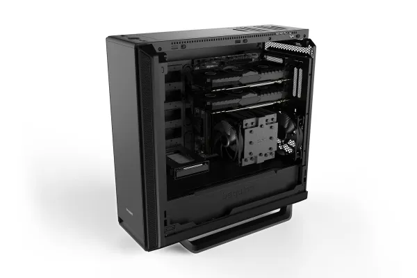 be quiet! Silent Base 802 - Tower - udvidet ATX - ingen strømforsyning (ATX / PS/2) - sort - USB/Lyd