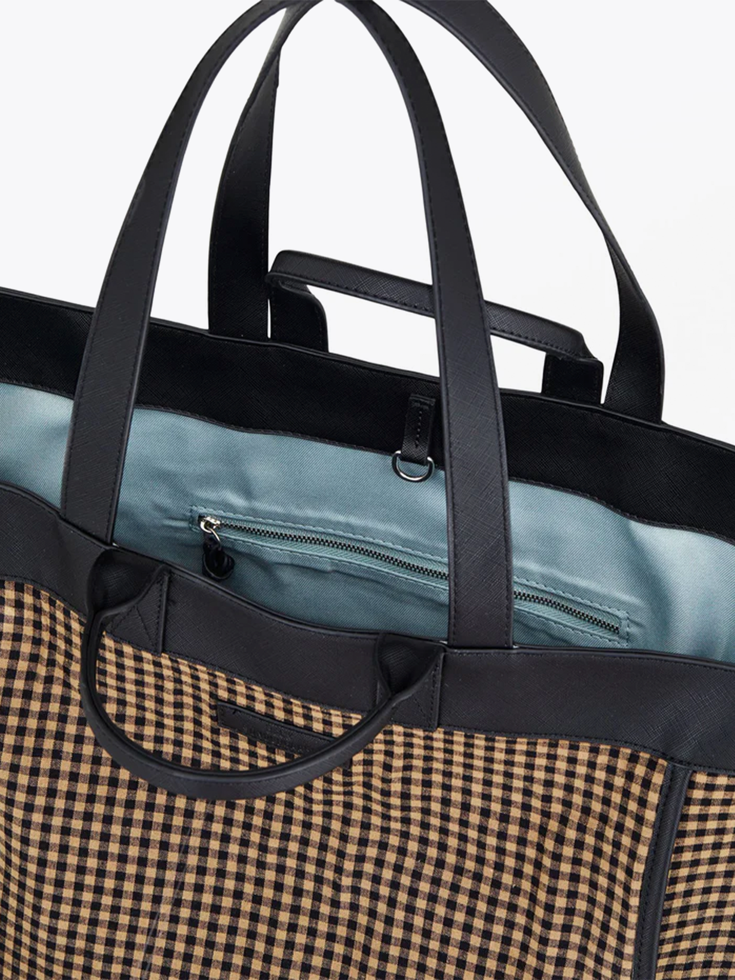 Gingham Lily Bag