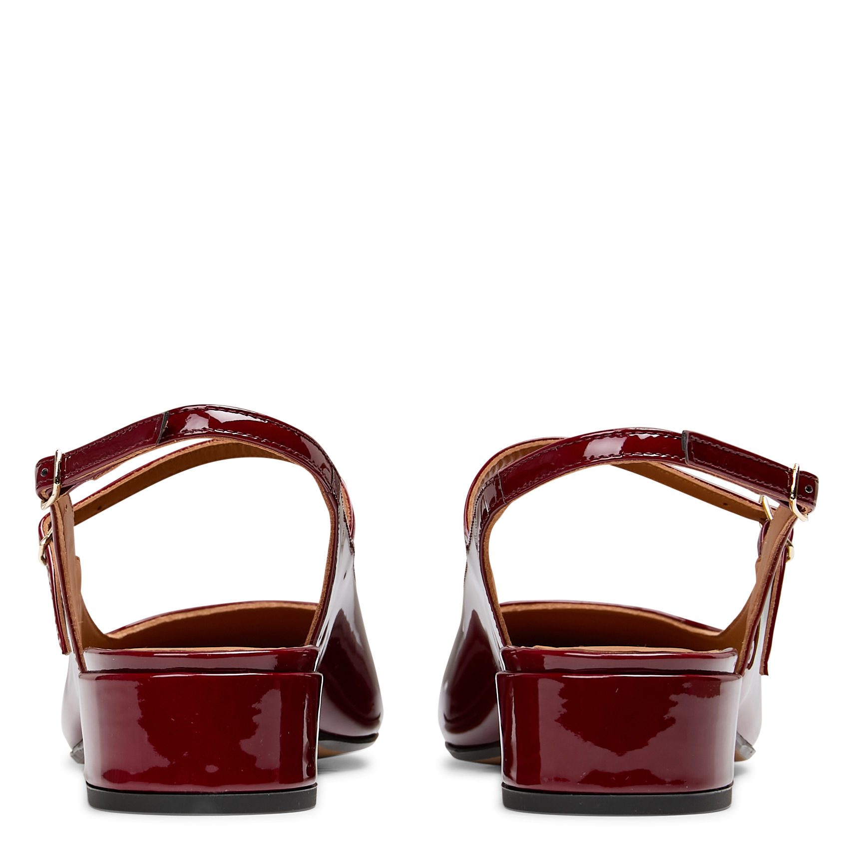 N°122 - Babies en cuir | Rouge
