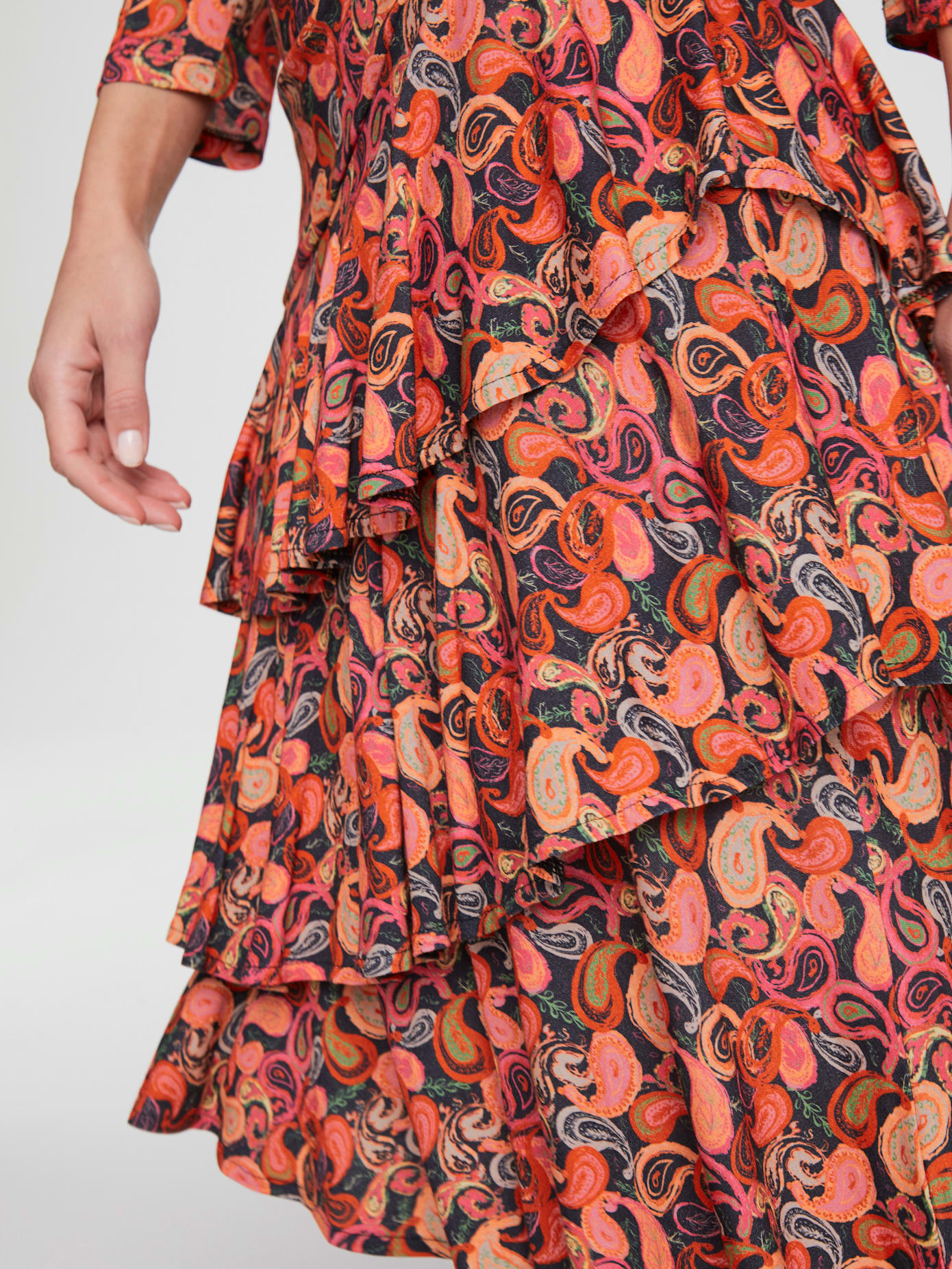 Robe en jersey imprimé tendance
