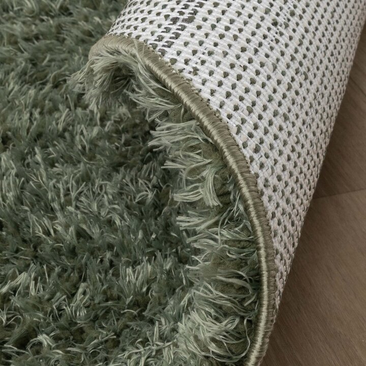 Rond Shaggy vloerkleed - Blaze Groen