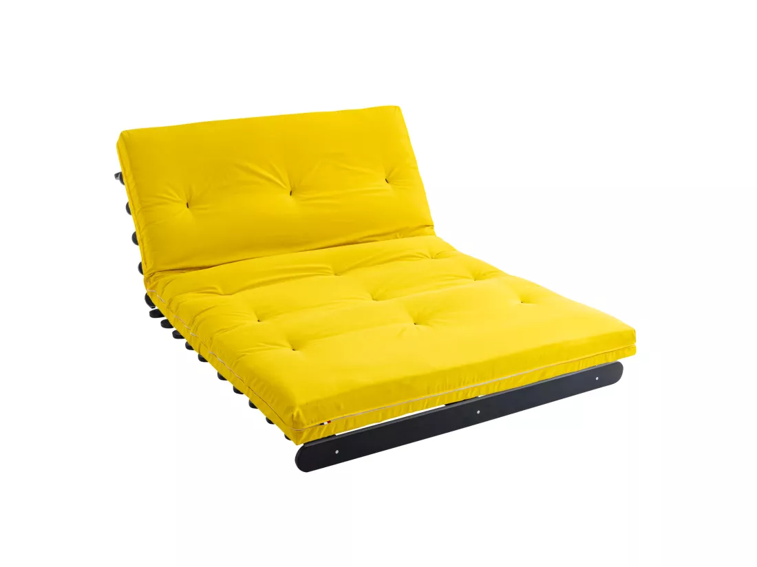Matelas futon ocre coeur en latex 90x200