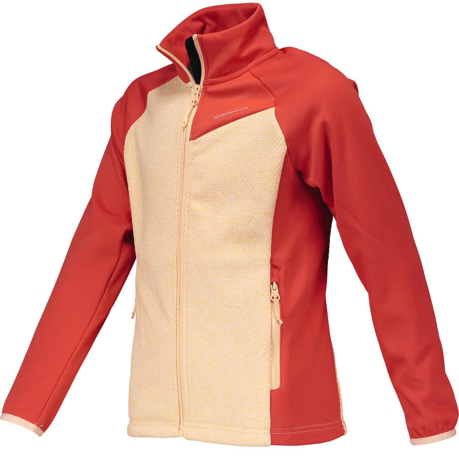 Icepeak Mädchen-Midlayer-Jacke Karben hellorange
