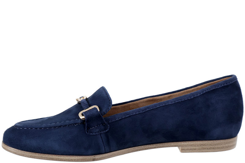 TAMARIS LOAFERS I MØRKEBLÅT RUSKIND