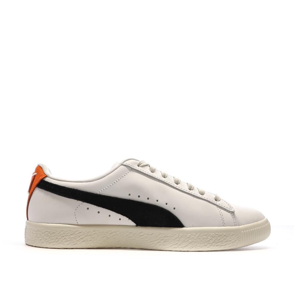 Puma Baskets Blanches/Noires Homme Puma Clyde Base