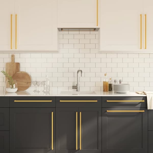 vidaXL Skaphåndtak 10 stk gulv 480 mm rustfritt stål