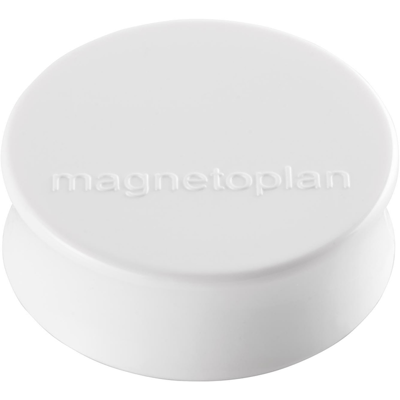 Magnetoplan Magnete Ergo Large, 34 mm, weiss, 10 Stück