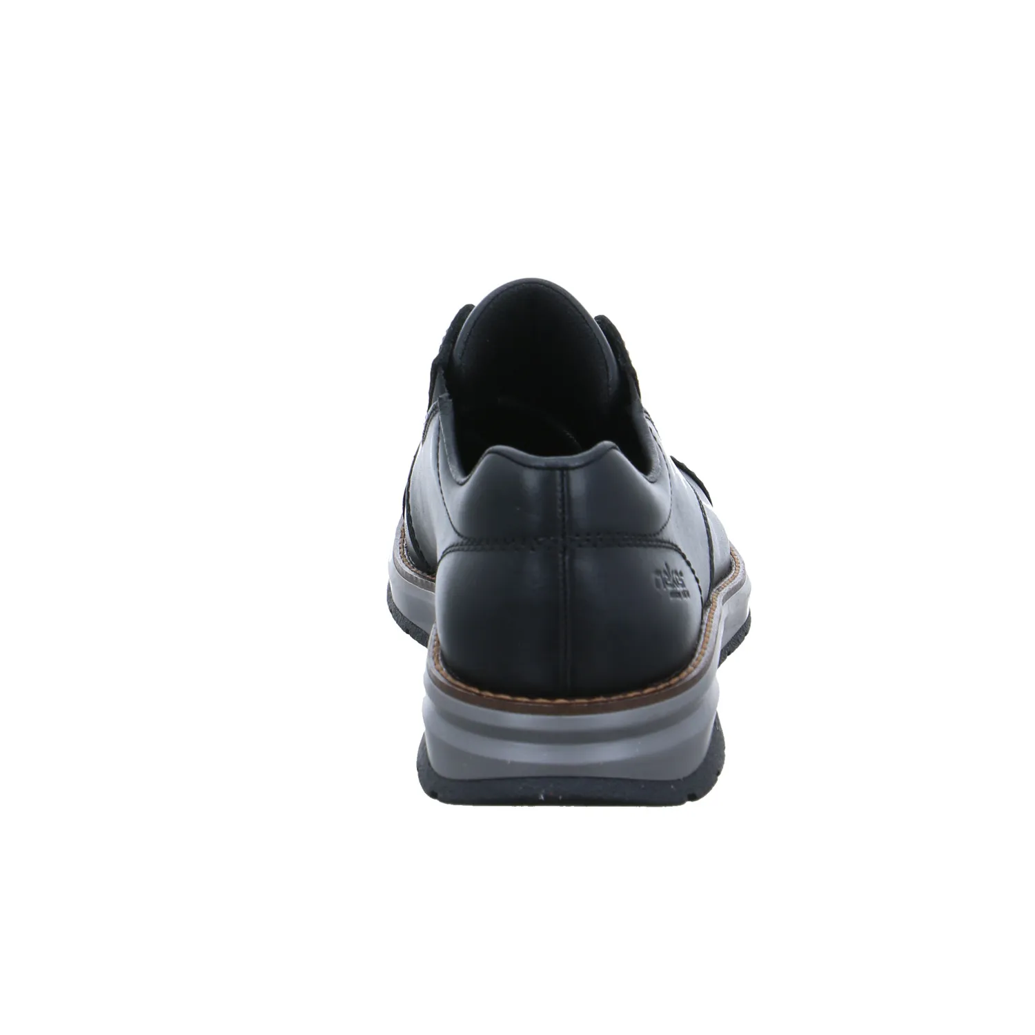 RIEKER Halbschuh-City Schwarz Leder