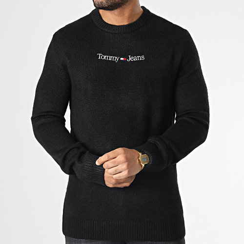 Pull Regular Linear 5762 Noir
