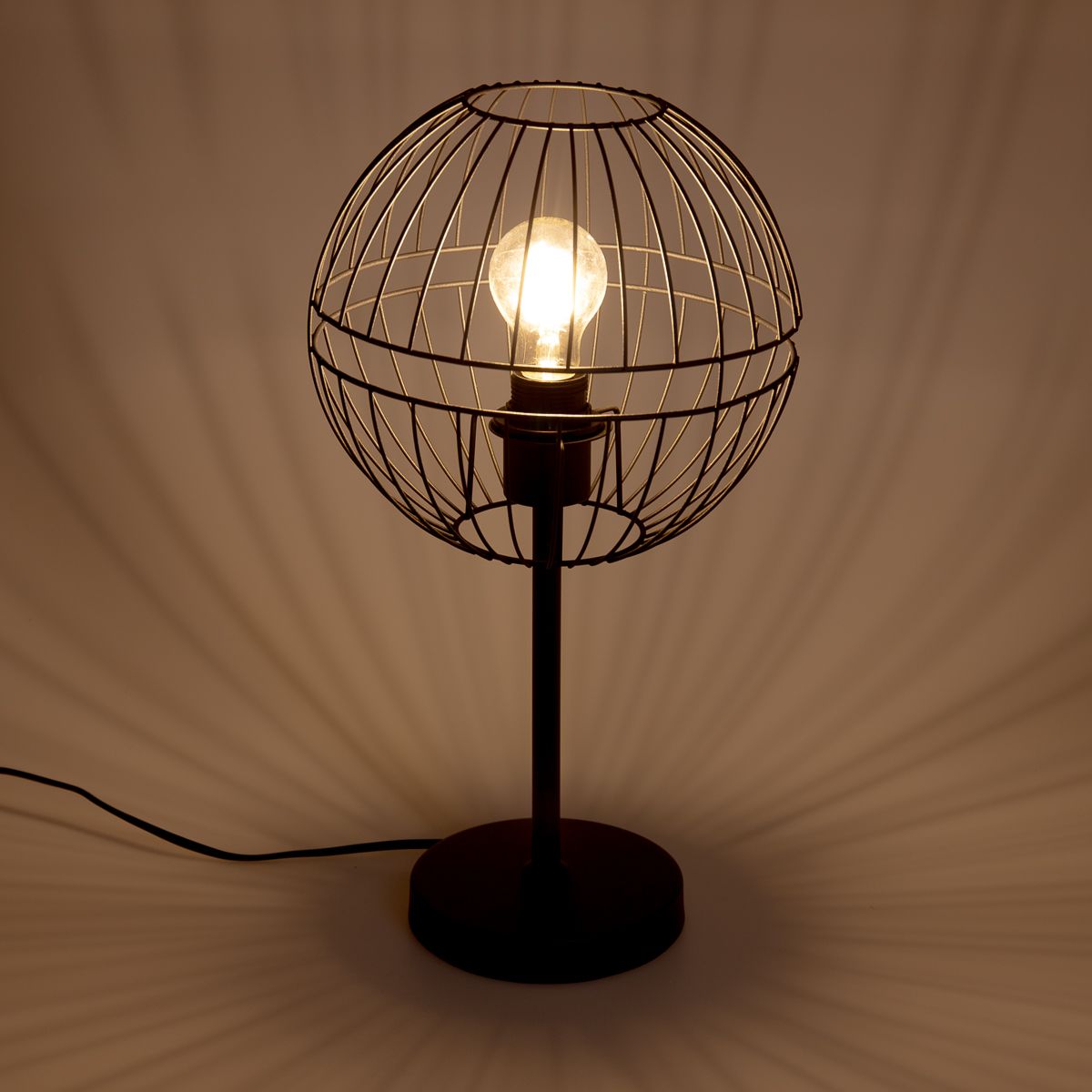 Moderne tafellamp zwart - Sphaera