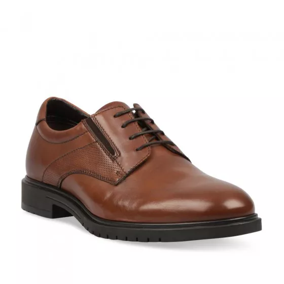 Derbies MARRON NEOSOFT HOMME CUIR