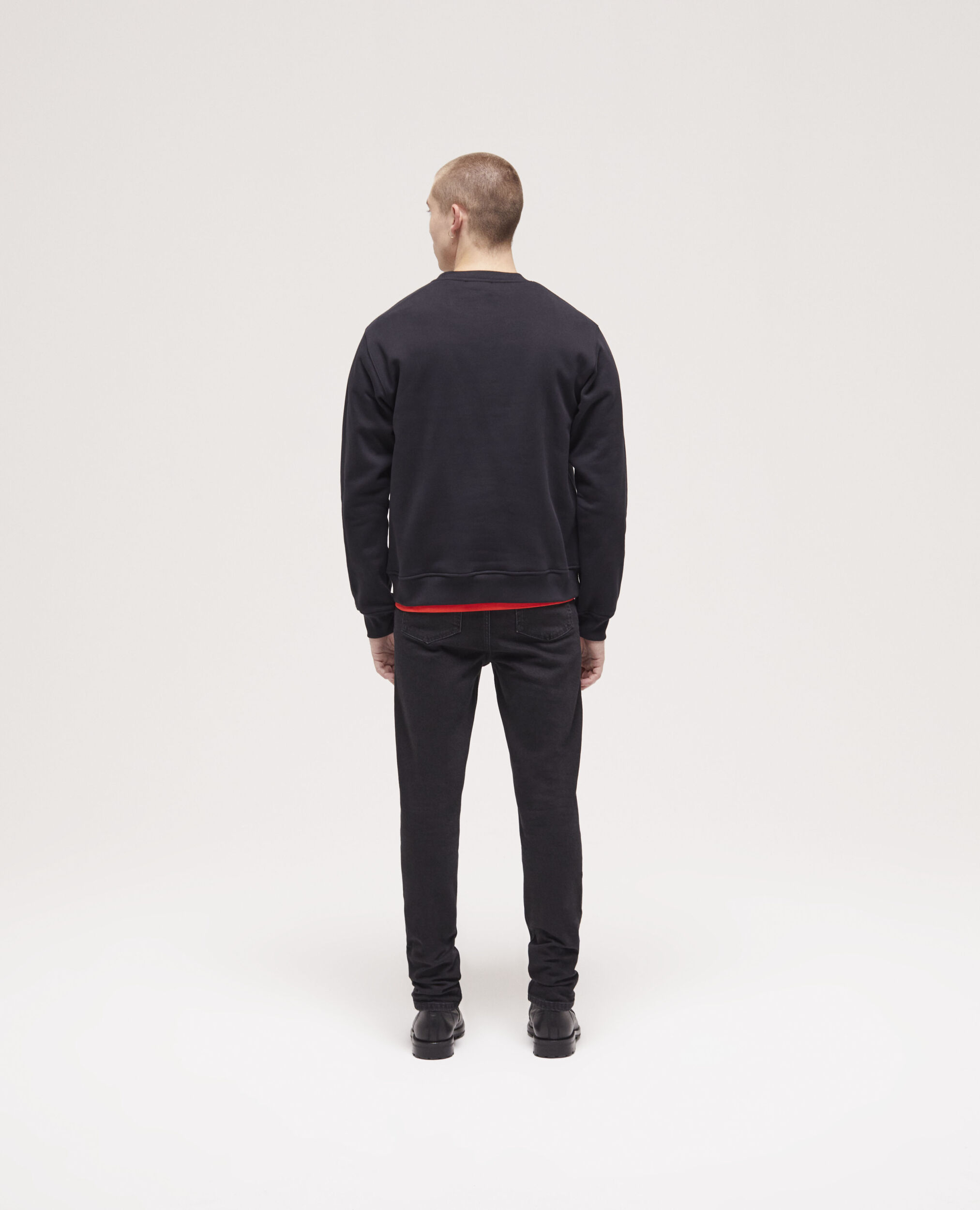 Sweatshirt logo tigre noir