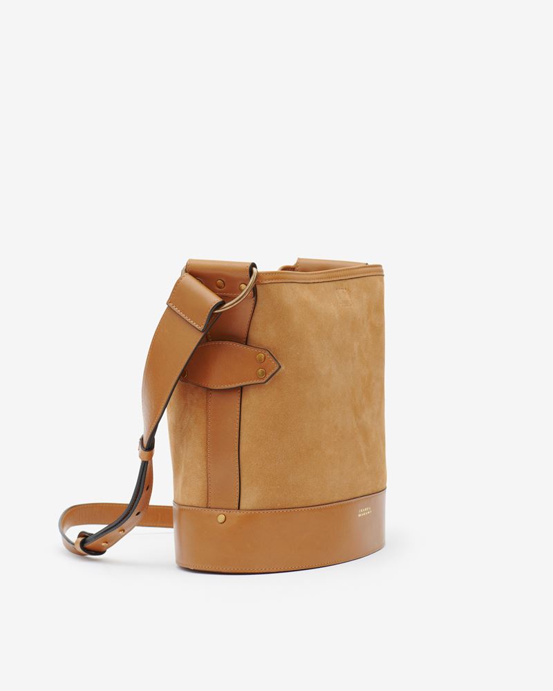 SAC PORTÉ ÉPAULE EN CUIR VELOURS SAMARA