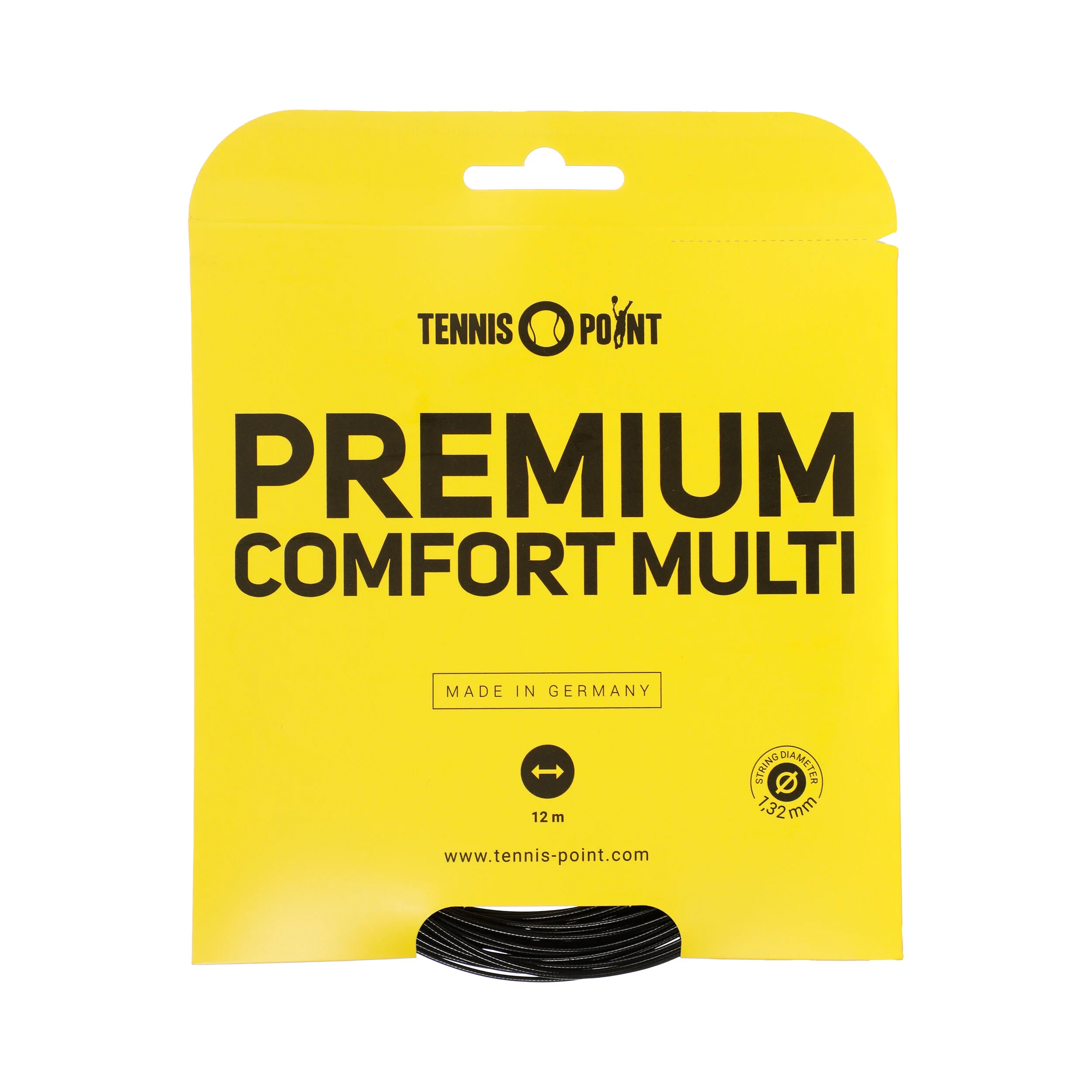 Tennis-Point Premium Comfort Multi Cordage En Garniture 12m - Noir