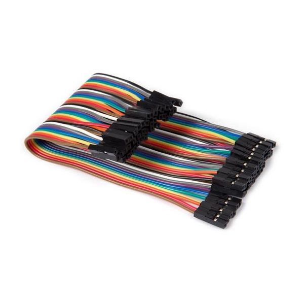 Velleman Conjunto de 40 Fios JUMPER NSR Fêmea-Fêmea (150mm) - VMA429
