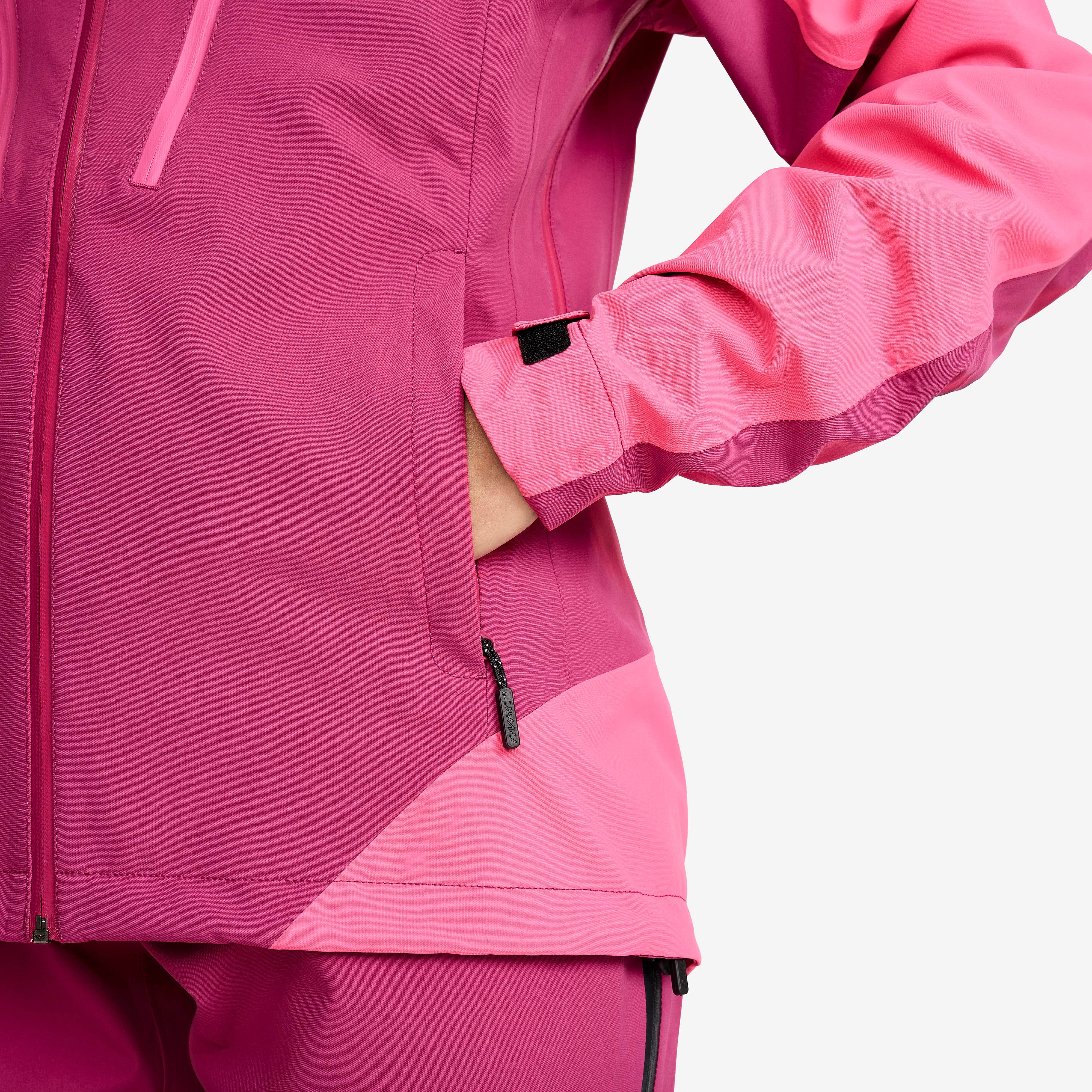 Silence Proshell 3L Jacket Dame Ibis Rose/Baton Rouge