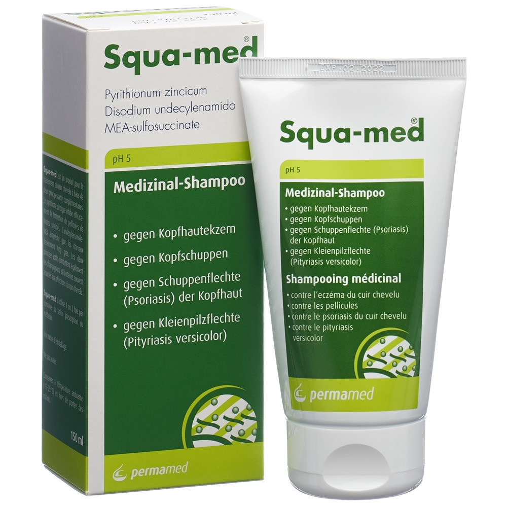 SQUA-MED Medizinal Shampoo<br>150 ml, Tube, Shampoo, pH 5