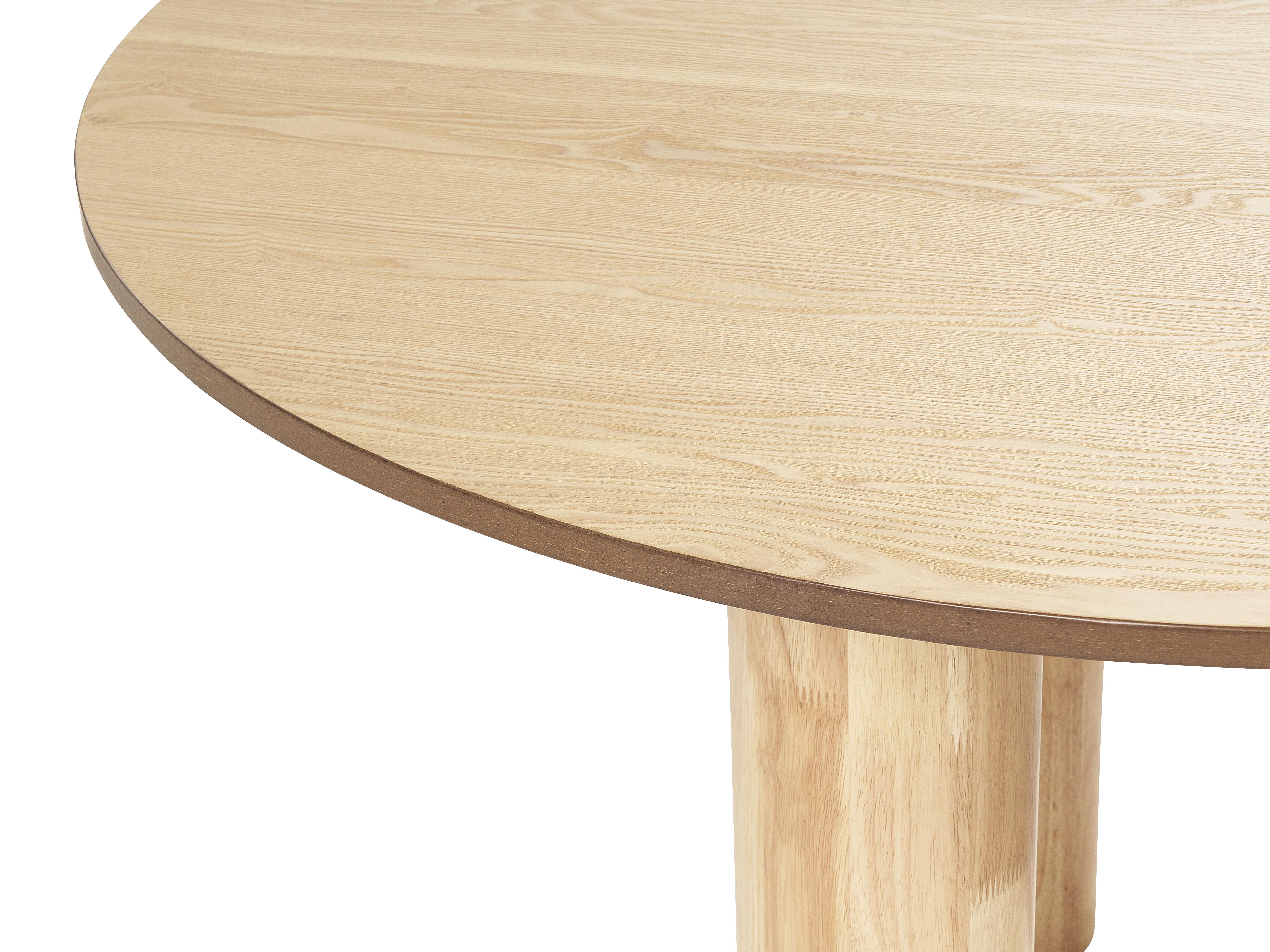 Eettafel ORIN Licht essenhout 120 cm 120 cm