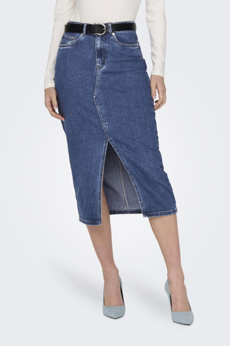 Only blauwe dames rok