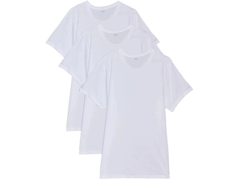 Calvin Klein Wäsche T-Shirt S/S Crew Neck 3Pk Weiss, S Shirt