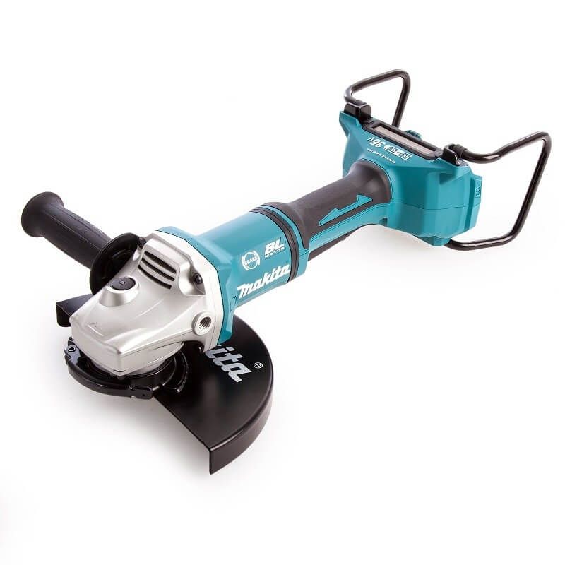 Makita DGA900ZK 36V (2x18V) Li-ion accu haakse slijper body in koffer - 230mm - koolborstelloos