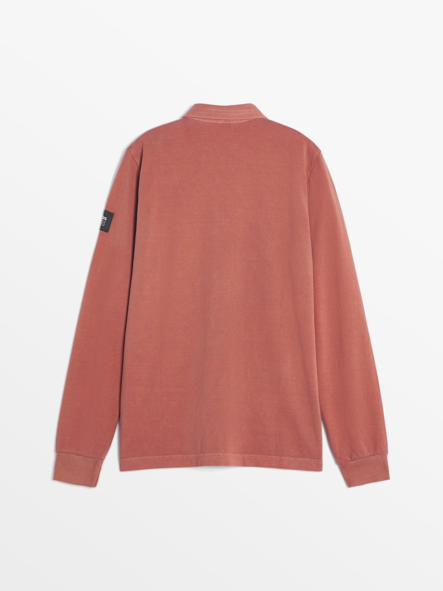 Polo Homme Manches Longues Orange