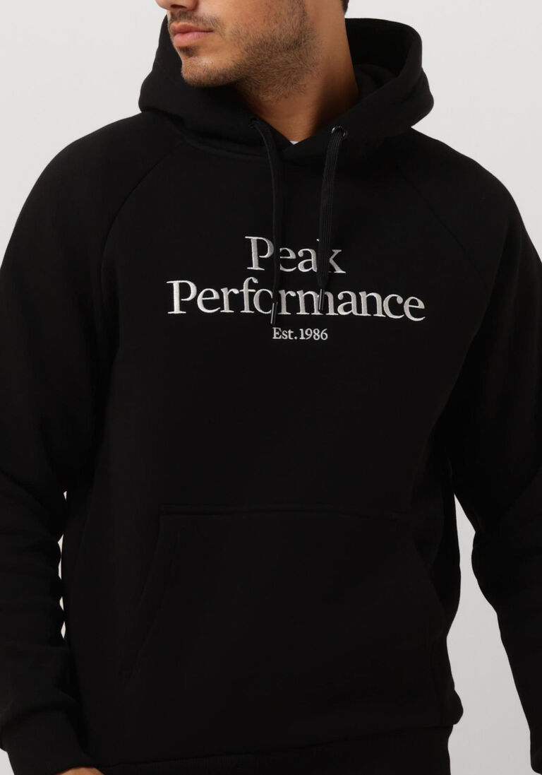 PEAK PERFORMANCE zwarte peak performance sweater m original hood