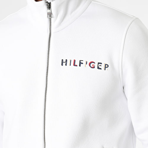 Veste Zippée Rwb Hilfiger 2357 Blanc