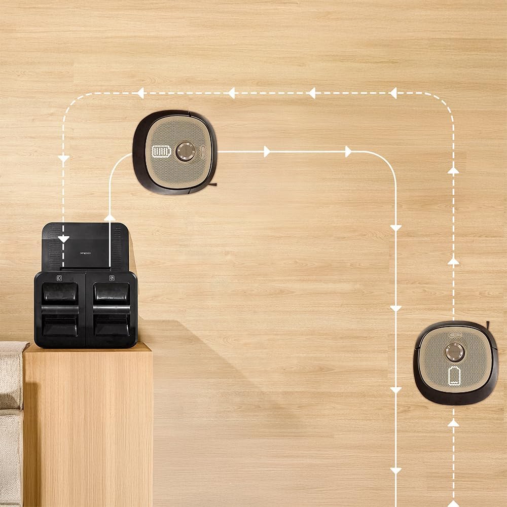 Cecotec Saugroboter und Wischroboter mit Selbstentleerungsstation, KI und Laser Conga Z100 X-Treme. Lasernavigation und Künstliche Intelligenz, 20000Pa, Professionelles Wischen, XXL Bimaterial-Mopp