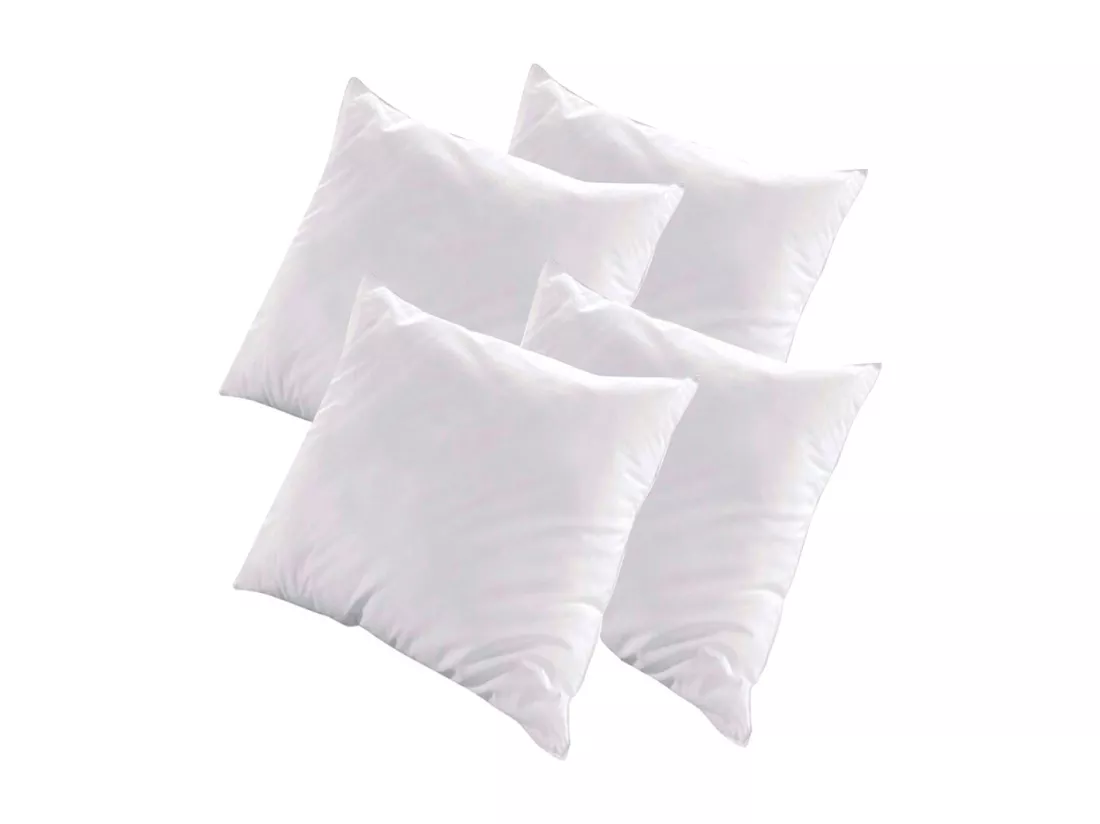 BELLECOUR LITERIE | Lot de 4 oreillers 60x60 cm LUXOTEL | Fibres creuses