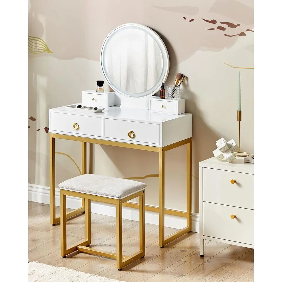 AUXON - Kaptafel - Wit - MDF