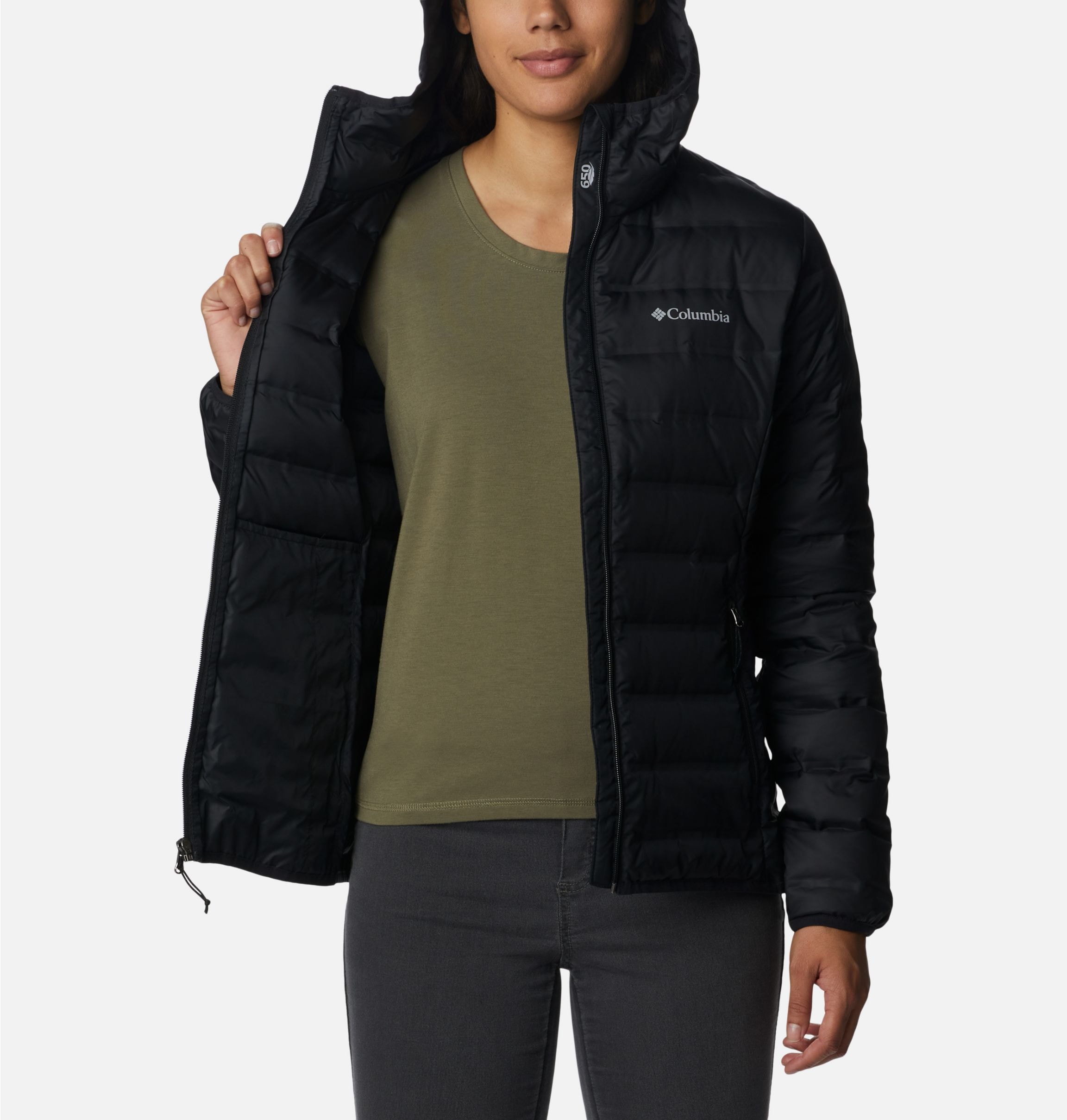 Columbia Daunenjacke »Lake 22 II Down Hooded Jacket« Übergangsjacke die Wasserabweisend ist