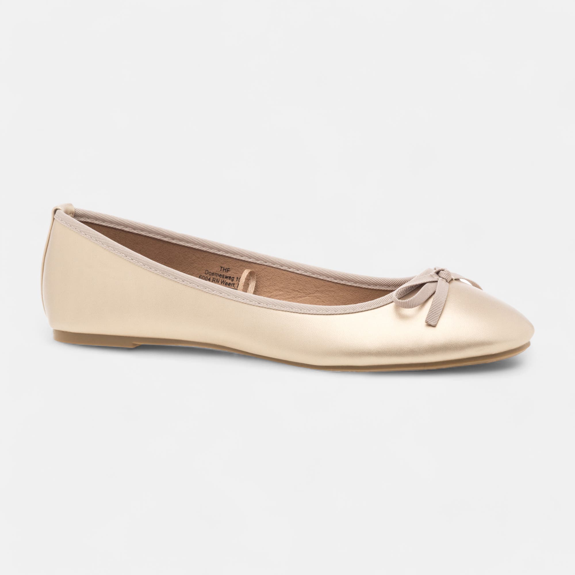 Ballerines Femme or