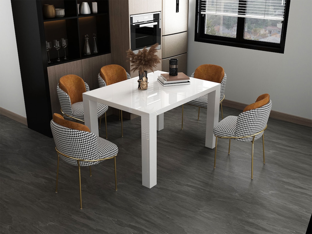 CASAVANTI Esstisch 120-240 x 80 cm weiß