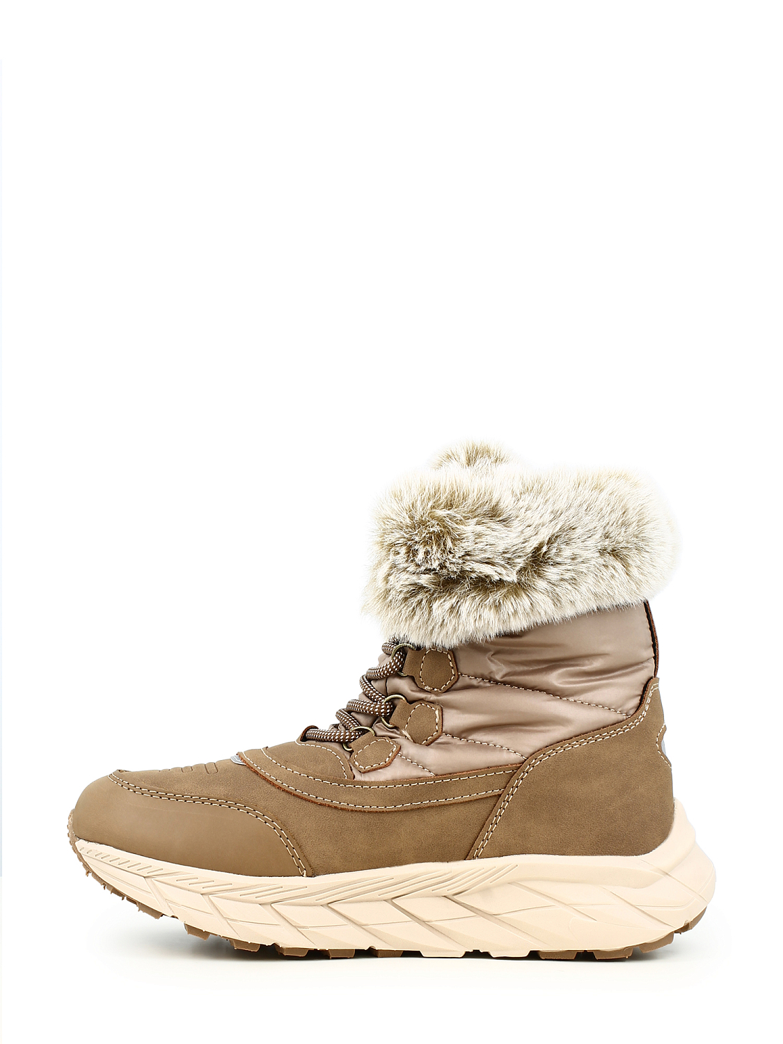 Leaf Solna fur waterproof brown