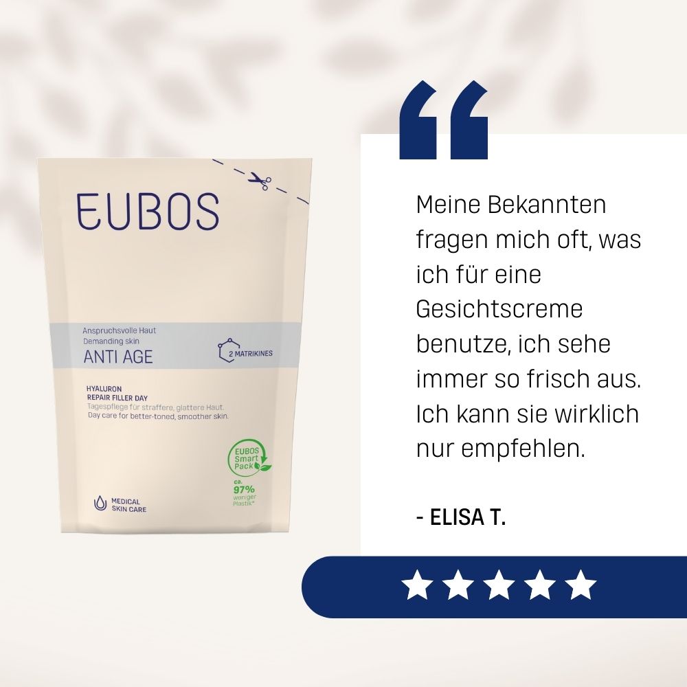 EUBOS® HYALURON Repair Filler Day Creme Nachfüllbeutel