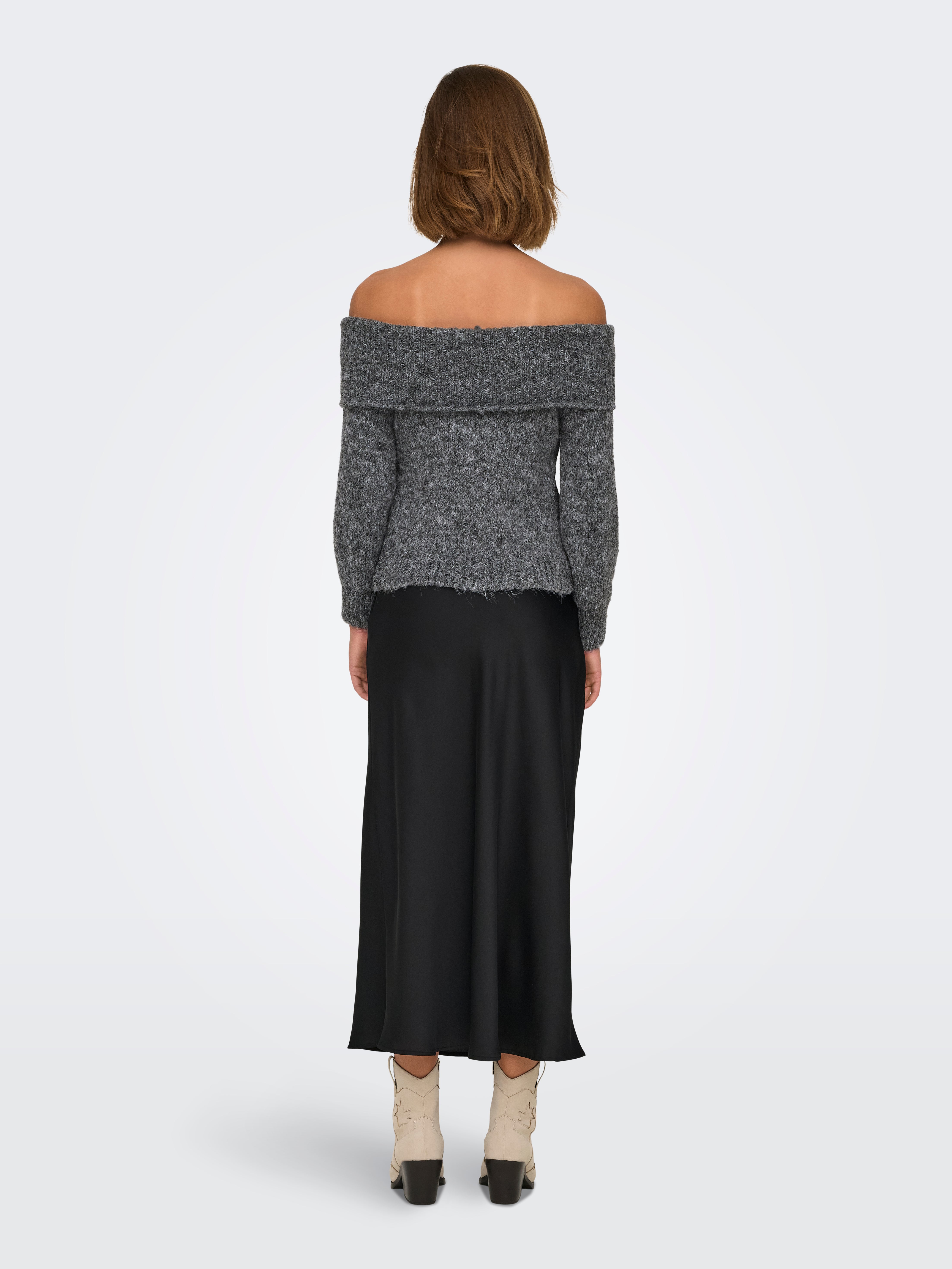 ONLMARIE Strickpullover Medium Grey Melange