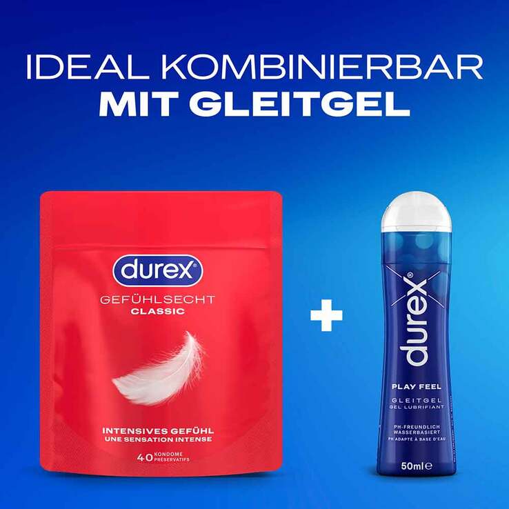 durex® Gefühlsecht classic Kondome, 40 St