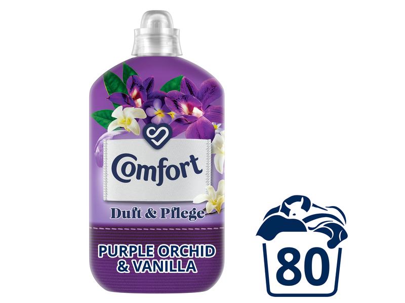 Comfort Weichspüler Purple Orchid and Vanilla 2 l Flüssiges Weichspülkonzentrat für langanhaltenden Duft und flauschige Weichheit