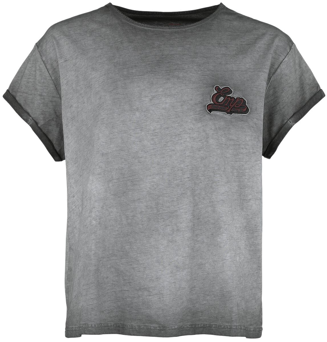 T-shirt avec broderie EMP & délavage | Collection Premium EMP T-Shirt Manches courtes
